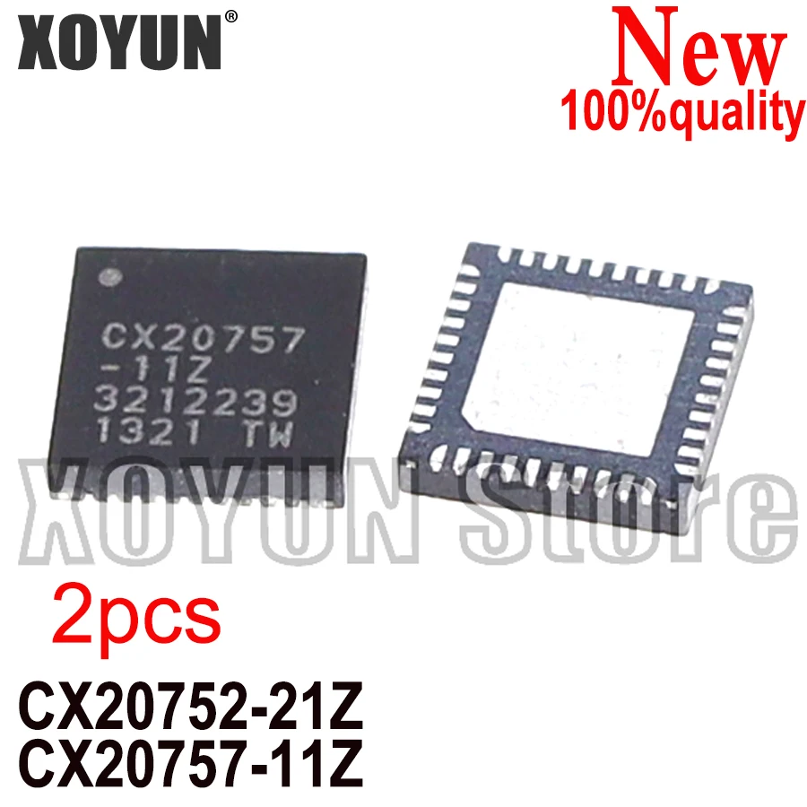 

(2piece)100% New CX20757-11Z CX20752-21Z CX20757 11Z CX20752 21Z CX20752-21Z CX20752 21Z QFN-40