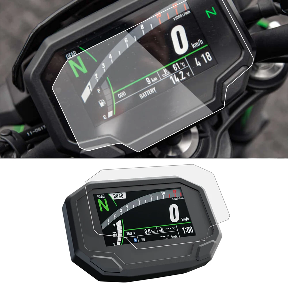 New Motorcycle Scratch Cluster Screen Dashboard Protection Instrument Film For Kawasaki Versys 650 Versys650 2022+