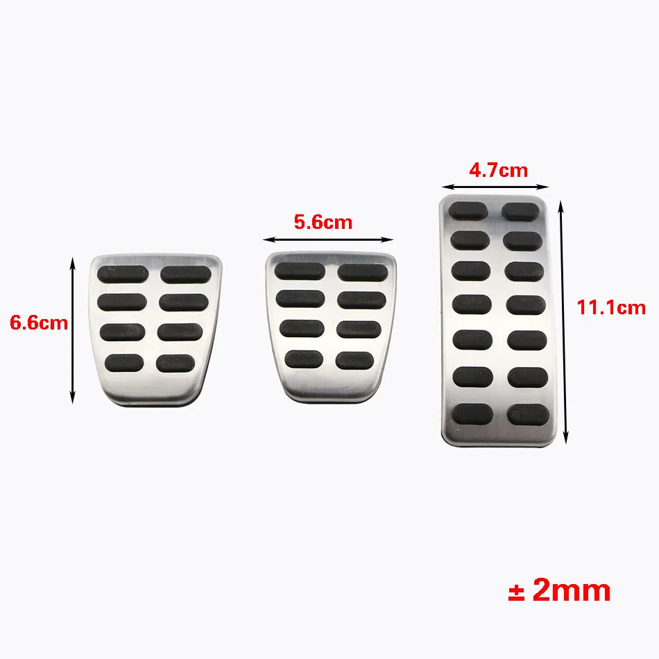 Auto-Pedalabdeckung für Kia Carnival YP 2015 2016 2017 2018 2019 Gaspedal Bremspedal Schutzauflage Innenraum-Zubehör – Detail 7