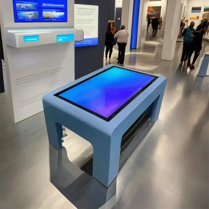 Kids Educational Smart Table With Multi-Touch Screen  Children's Intelligent  Tube Illuminated Game Table For Home School