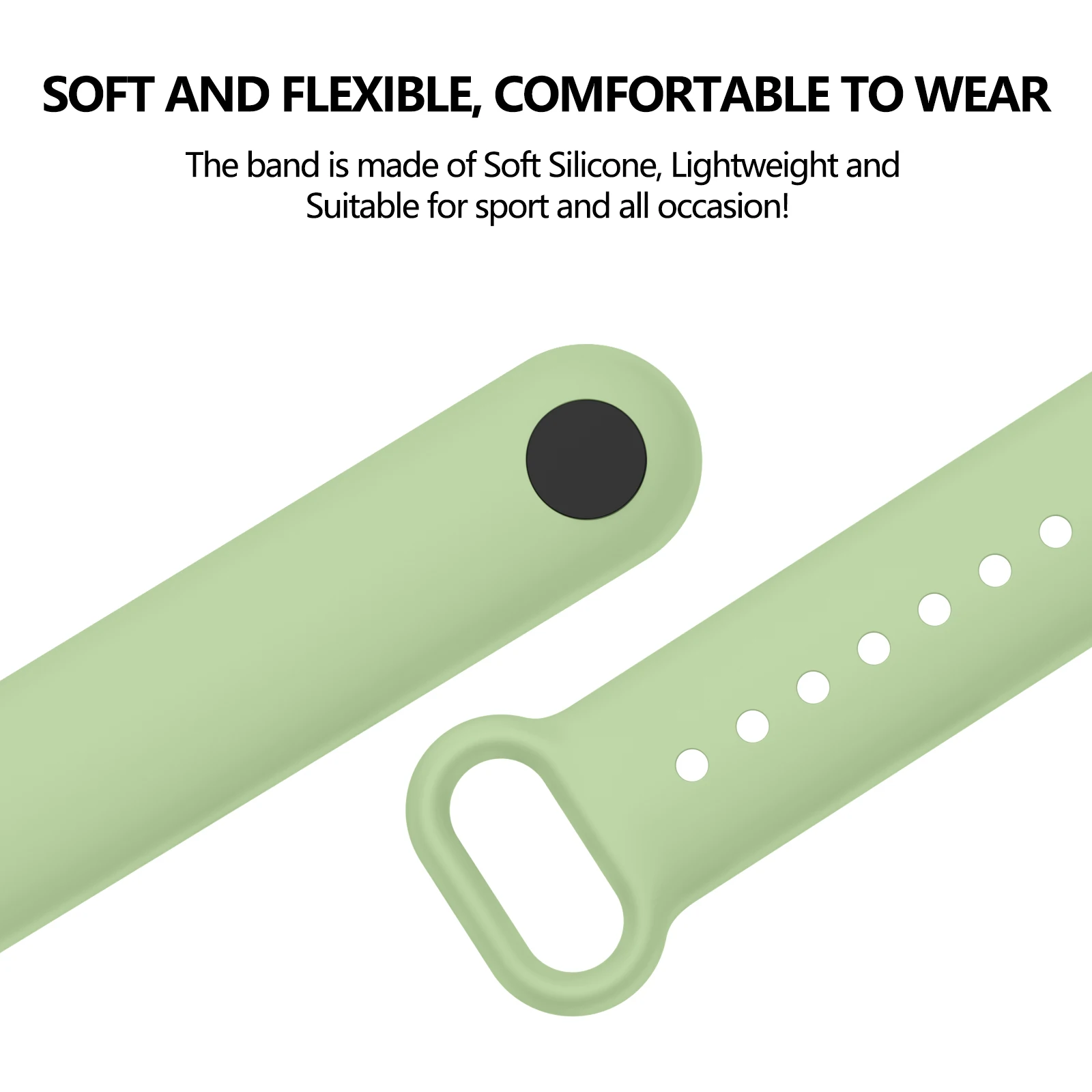 حزام من البولي يوريثان لـ Xiaomi Mi band 8 9 NFC Sport سوار بديل لـ Xiaomi Mi Band 8 9 ملحقات حزام الساعات الذكية المقاومة للماء