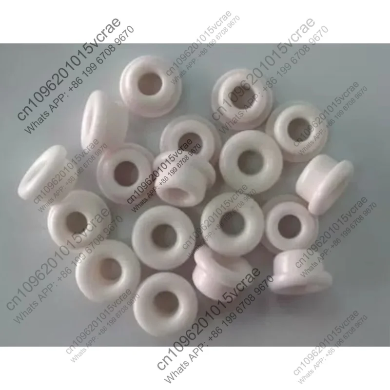 10pcs over coil porcelain eye small outer diameter 8.7*total height 6.2*hole 4 wire holes