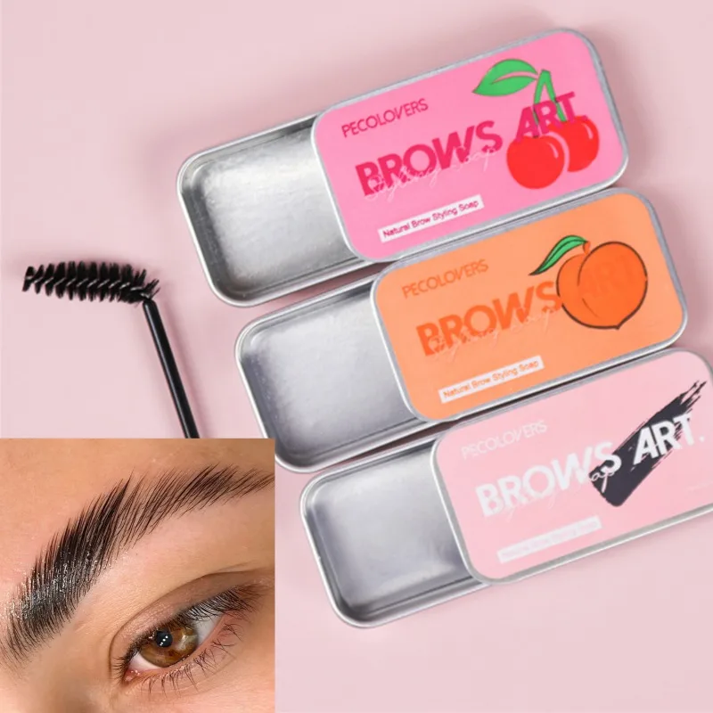 

1PC 3D Wild Eyebrow, Quick Drying, Non-sticky, Long-lasting Effect, Three-dimensional, Fruity Flavor Eyebrow Shaping Eyebrow Gel