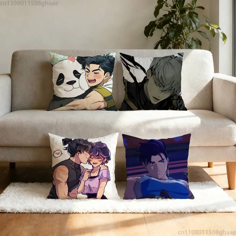 O-Overwatch Wuyang Mizuki pillowcase casual style decoration, suitable for home decoration (excluding pillow core)