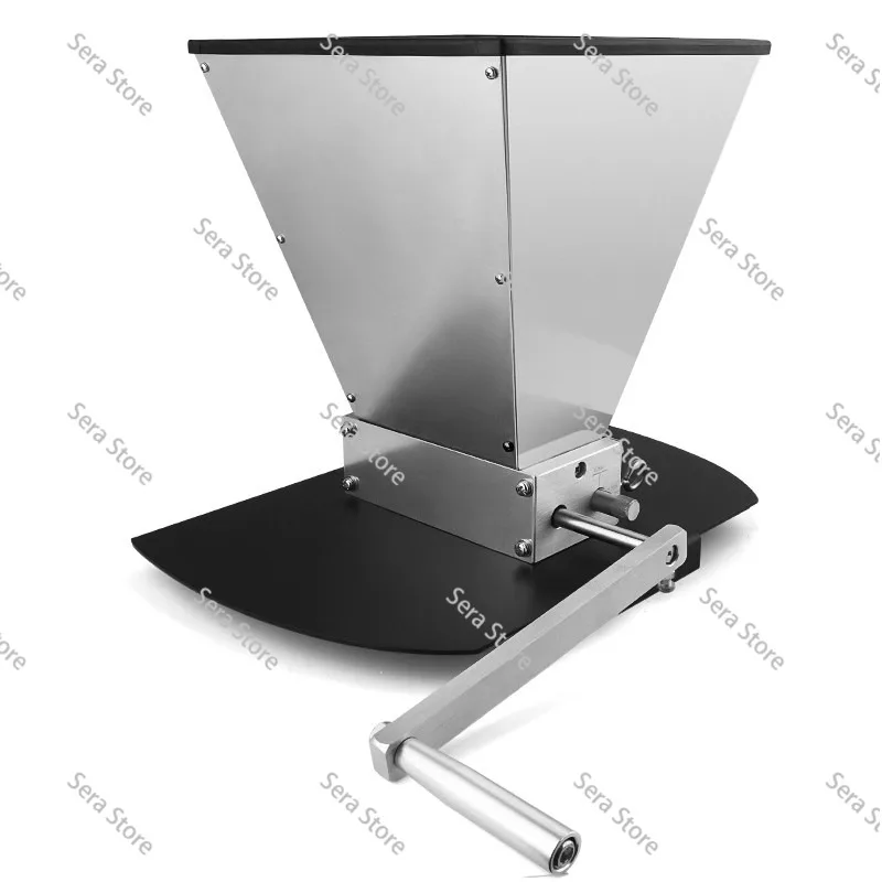 3 Roller Mill Barley Malt Crusher Stainless Steel 2-Roller Barley Crusher Grain Malt Mill for Home Beer Brewing