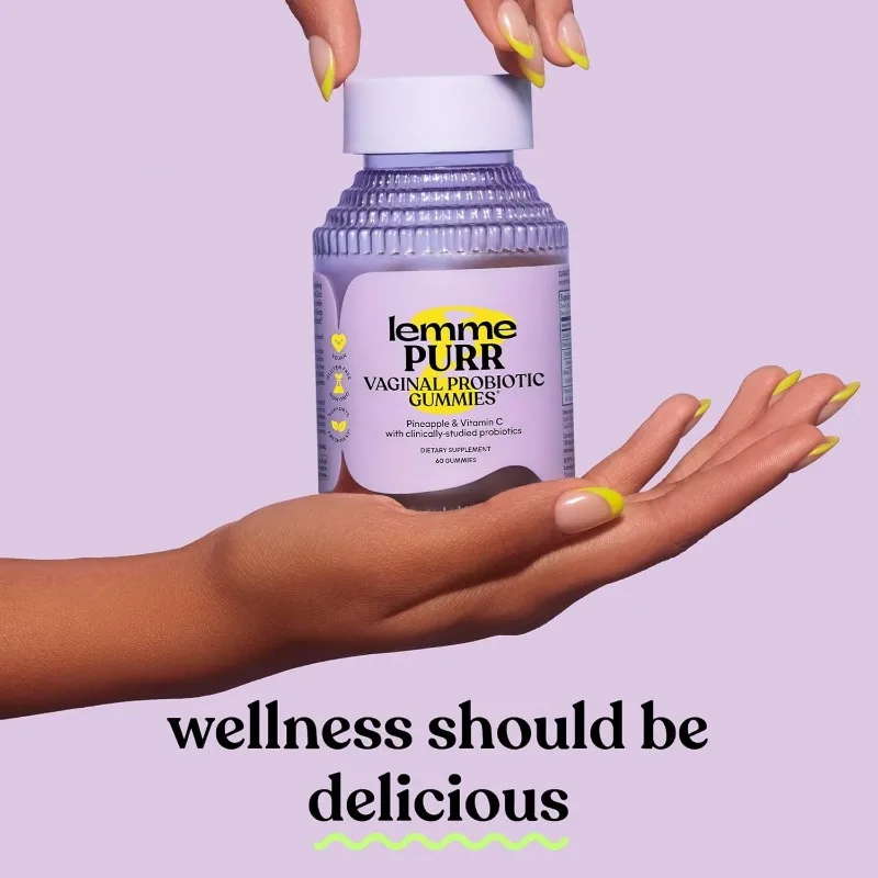 Vaginal Probiotic Gummies- Promotes pH Balance, Pineapple & Vitamin C,60 Ct