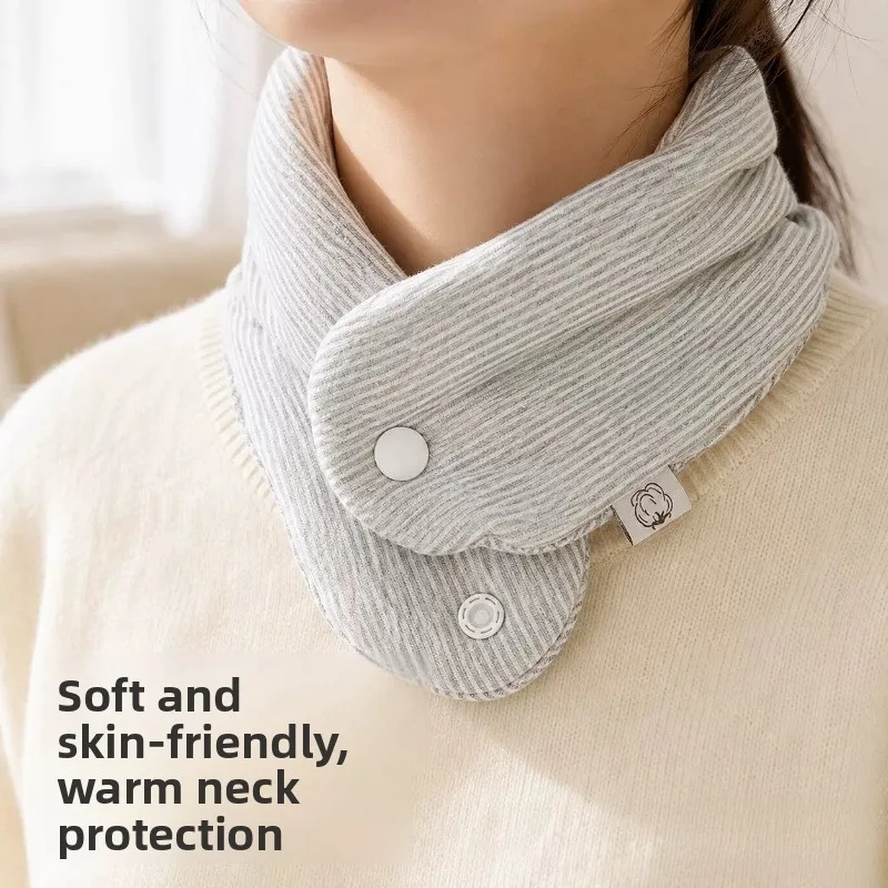 Cotton Neck Warmer Air Conditioned Room Shoulder Shawl Autumn Warm Neck Cover High Aesthetic Office Home Neck Protector