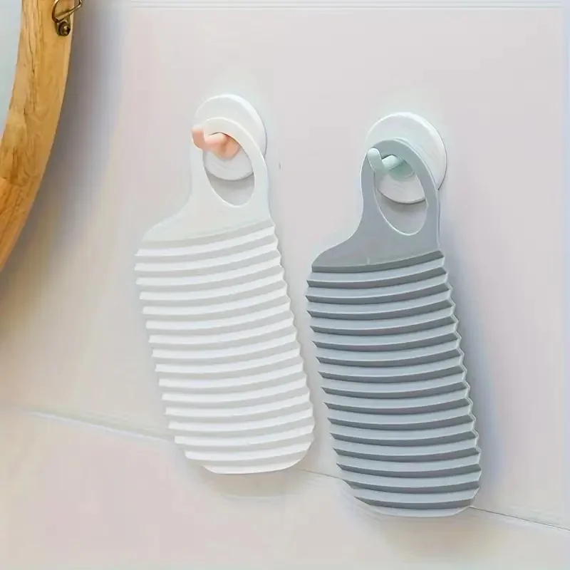 1pc Portable Mini Laundry Board Soft Glue Foldable, Non-Slip Hand Wash Scrubboard For Clothes Perfect For Travel Outdoor