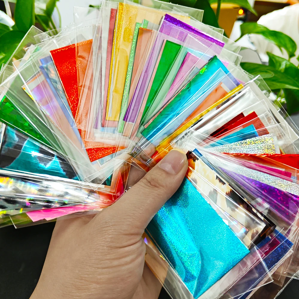 10 rouleaux/boîte 3D mixte HelloKitty Kuromi feuille d'ongle autocollant Kawaii coloré Kitty autocollant d'ongle dessin animé noir violet Kuromi curseur d'ongle