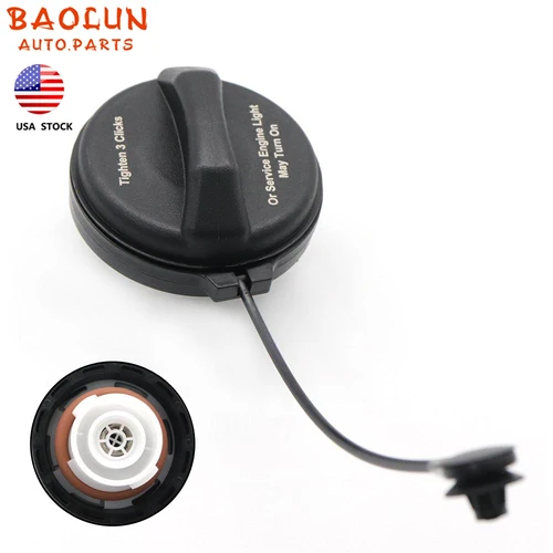 BAOLUN Tapa de llenado de tapa de gas del tanque de combustible con sujeción 95995094 Para Chevrolet GMC Sierra Cadillac Buick