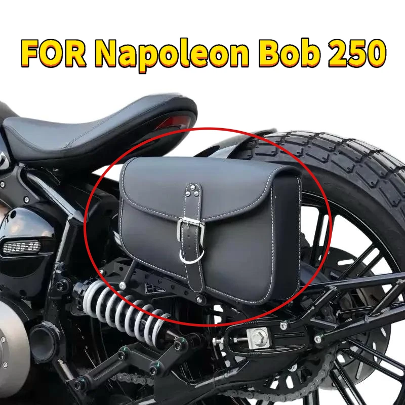 For BENDA Napoleon Bob 250 Left Side Bag, Vintage Side Hanging Bag, Tool Bag, Stand Accessory