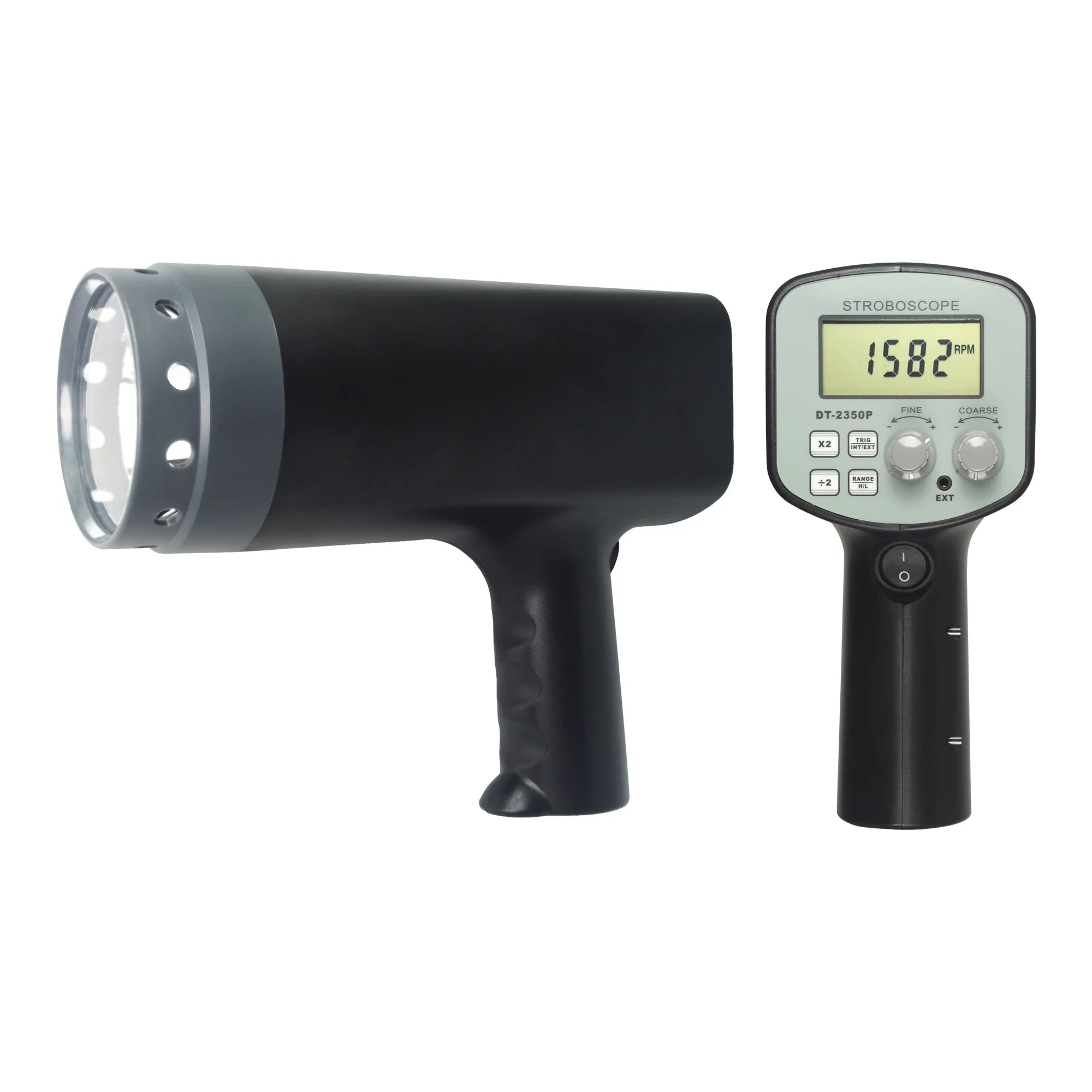 Digital Stroboscope DT-2350 Handheld Flash Tachometer 50~40000FPM Motor Motor Fan Printing Textile Non-Contact Tachometer