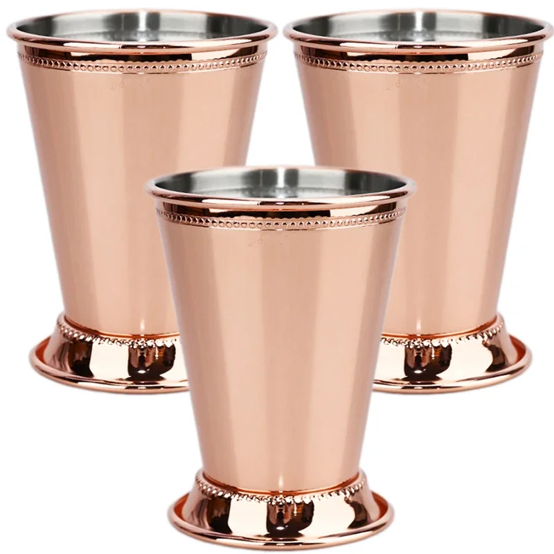 

380ml Mint Julep Mug Stainless Steel Cocktail Mug Mixed Drinks Mug Martini Mojito Drink Bar Party Beer Mugs Julep Bar Wine Glass