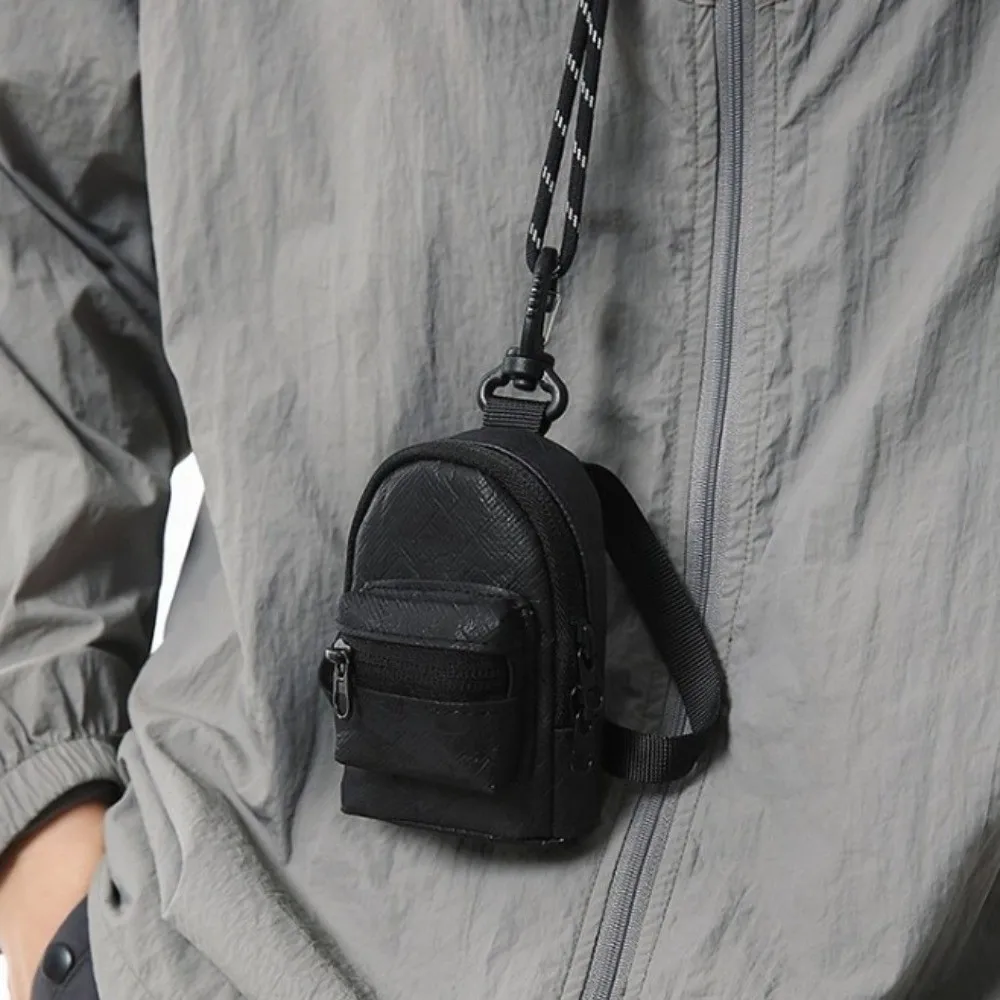 

Waterproof Men Coin Purse Pendant Card Holder Korean Ins Style Small Storage Bag Lightweight Bank Card Organizer Men Mini Wallet