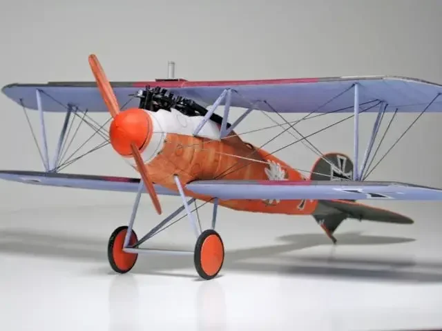 1:33 U.K. Albatross D.V fighter Animal Sculpture fighter Papercraft bedroom Living Room handmade DIY Geometric origami model