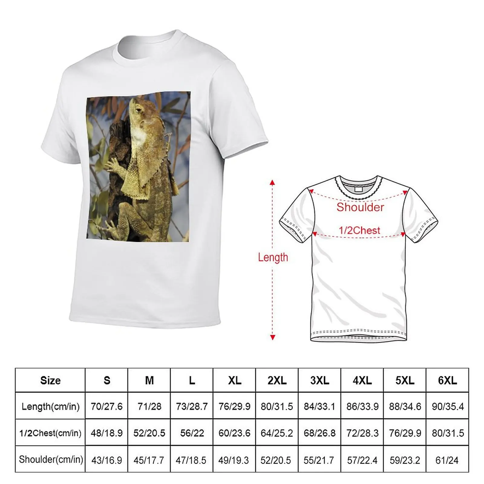 Frilled-neck Lizard T-Shirt customizeds graphic t shirt vintage shirts graphic tee men