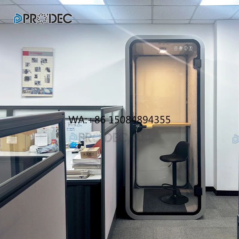 Modern Soundproof Private Room Acoustic 1 Seater Space Meeting Pod Office Portable Mobile Single Pod