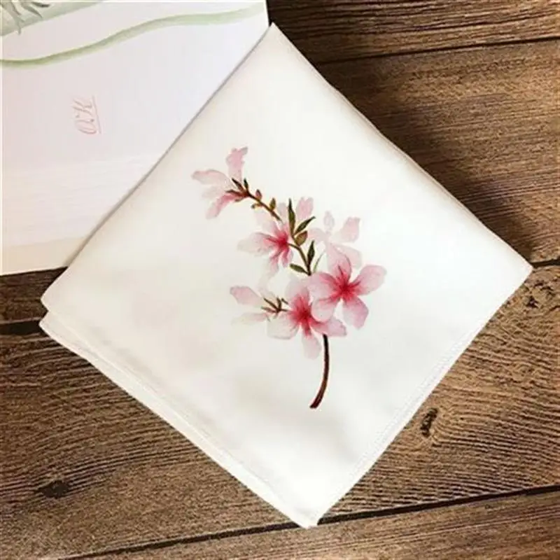 Chinese Style Su Embroidery Diy Handkerchief Kit 100 Percent Cashmere Hanfu Accessory Multiple Floral Patterns For Beginners Gre
