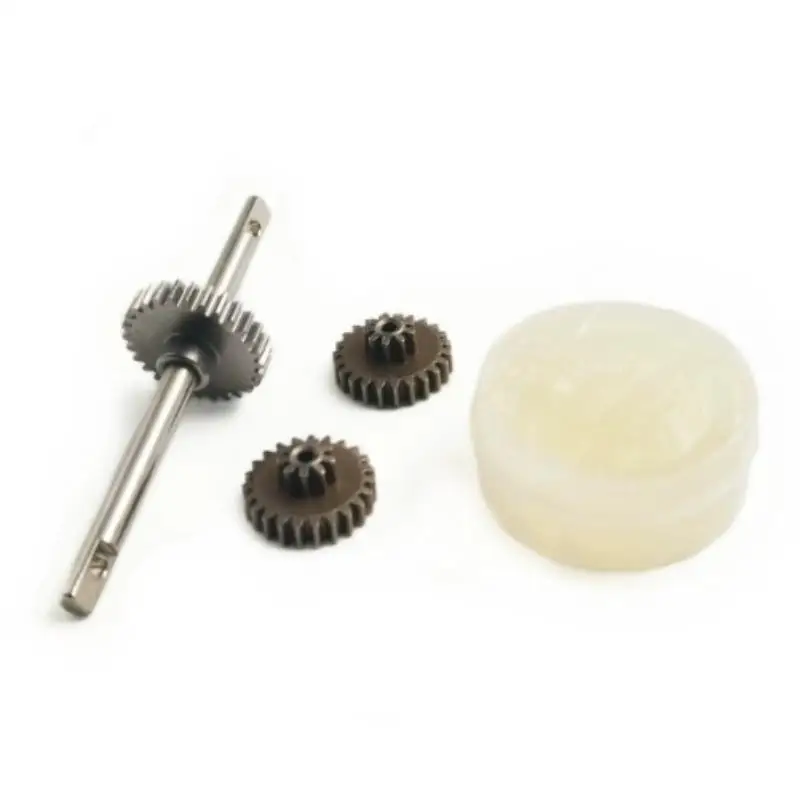 High Strength Metal RC Gear Kit Wear Resistant with Grease for 1/10 1/12 Scale RC Model Repair Replacement Accessories