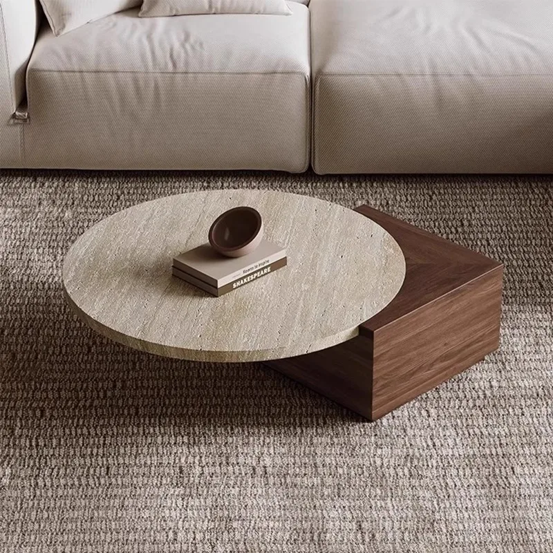 Small Round Coffee Table White Mesa Lateral Luxury Coffee Table Basses Glass Mesa De Centro Sala De Estar Nordic Furniture