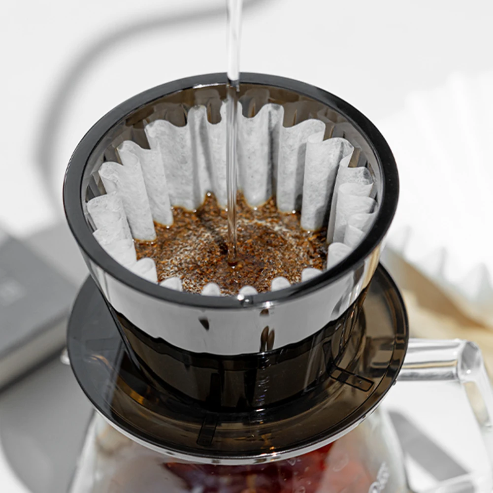 القهوة ذكي المنقط B75 موجة القهوة المنقط كريستال العين صب أكثر من فلتر القهوة PCTG 1-2 أكواب صانع القهوة زيادة التوحيد