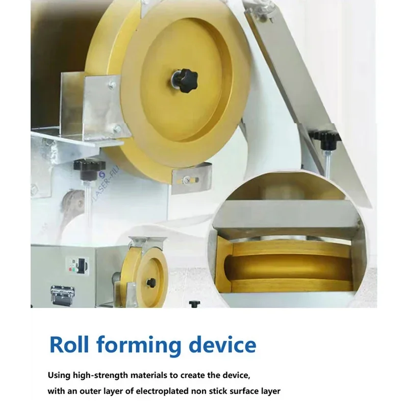30‑200g Adjustable Commercial Small Electric Dough Divider, 110V/220V Dough Ball Cutting Rolling Maker for Bakery Store