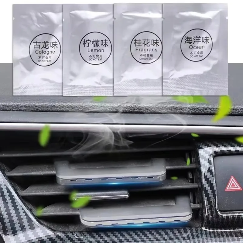 5/10 Stück Feste Auto-Dufttabletten für Lüftungsschlitze – Nachfüllpack für angenehmen Duft im Auto