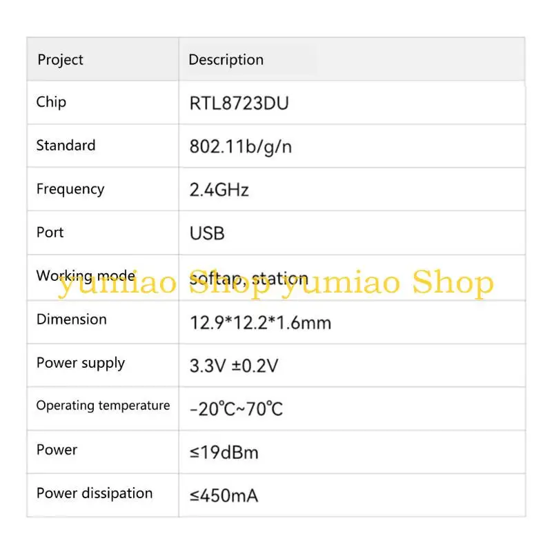 587B RTL8723DU 6223E-UUD USB 2.4GHz Wireless Module WiFi + Bluetoothcompatible Module