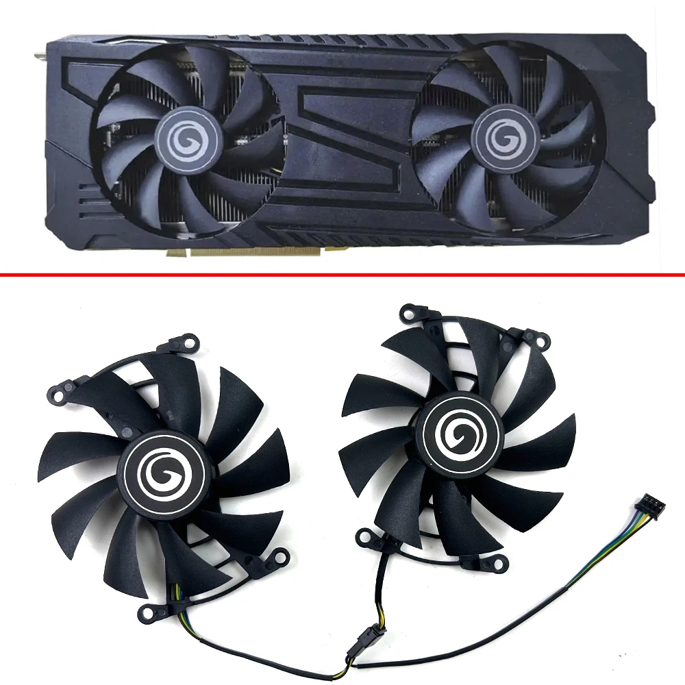 Nuevo ventilador de refrigeración 85mm 4pin 0.45A CMP 50HX GPU VENTILADOR para GALAXY JIESHUO CMP 50HX ventiladores de tarjeta de vídeo a granel
