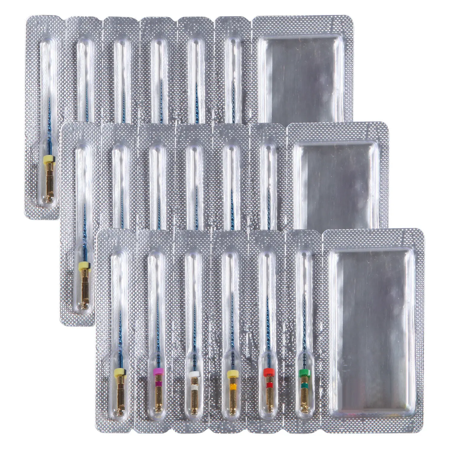 

18PCS/3Packs Dental Endodontic Endo Memory Engine Rotary Root Canal NiTi File 25mm files