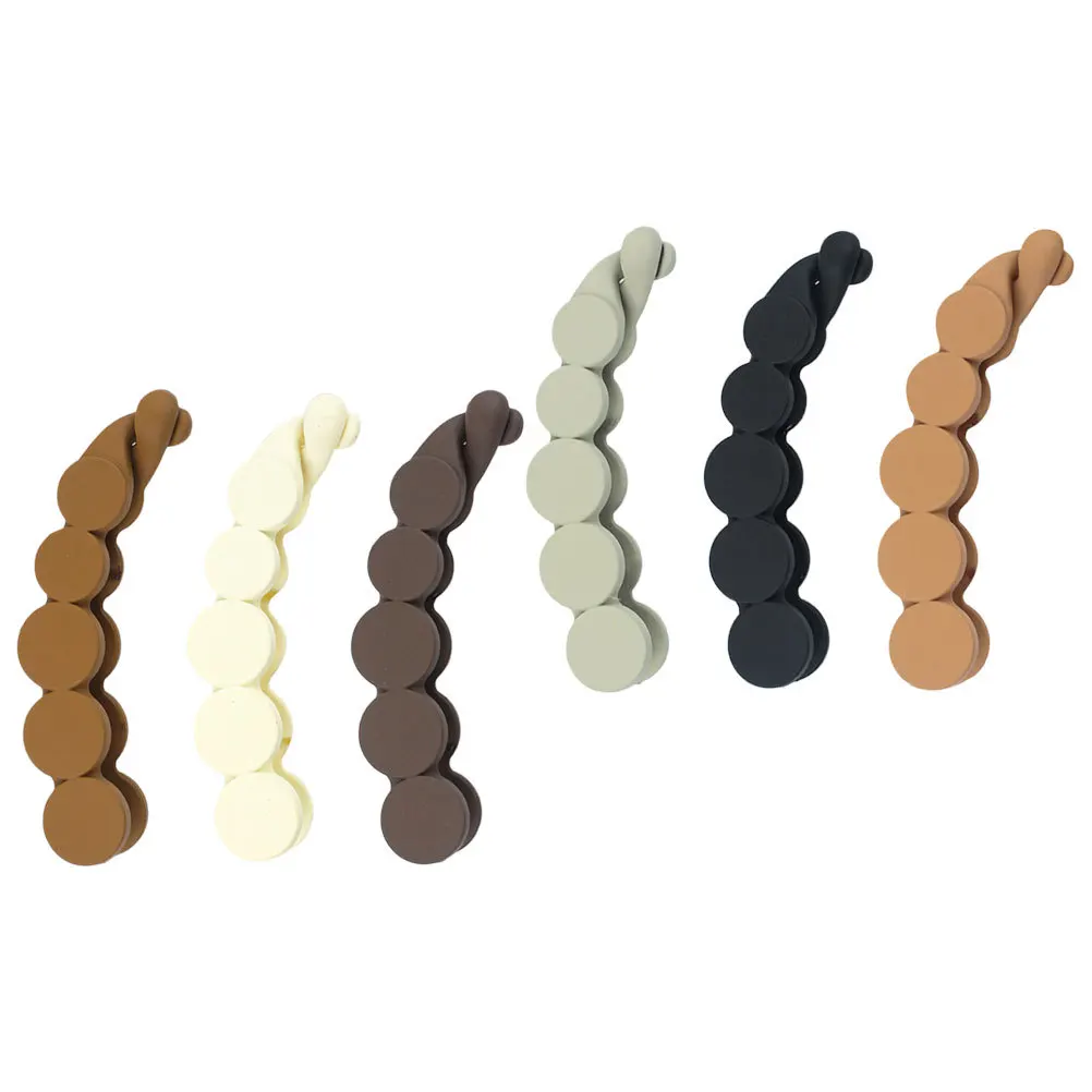 

6Pcs Banana Clips for Thick Thin Hair Styling Tool Classic Elegance Decorative Hair Accessory Large Claw Clip Claw Clips