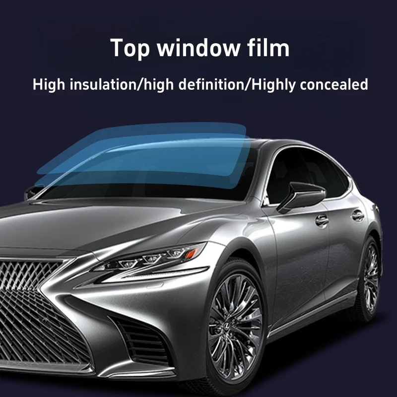 Top privacy window film, nano ceramic high insulation car glass window coloring film