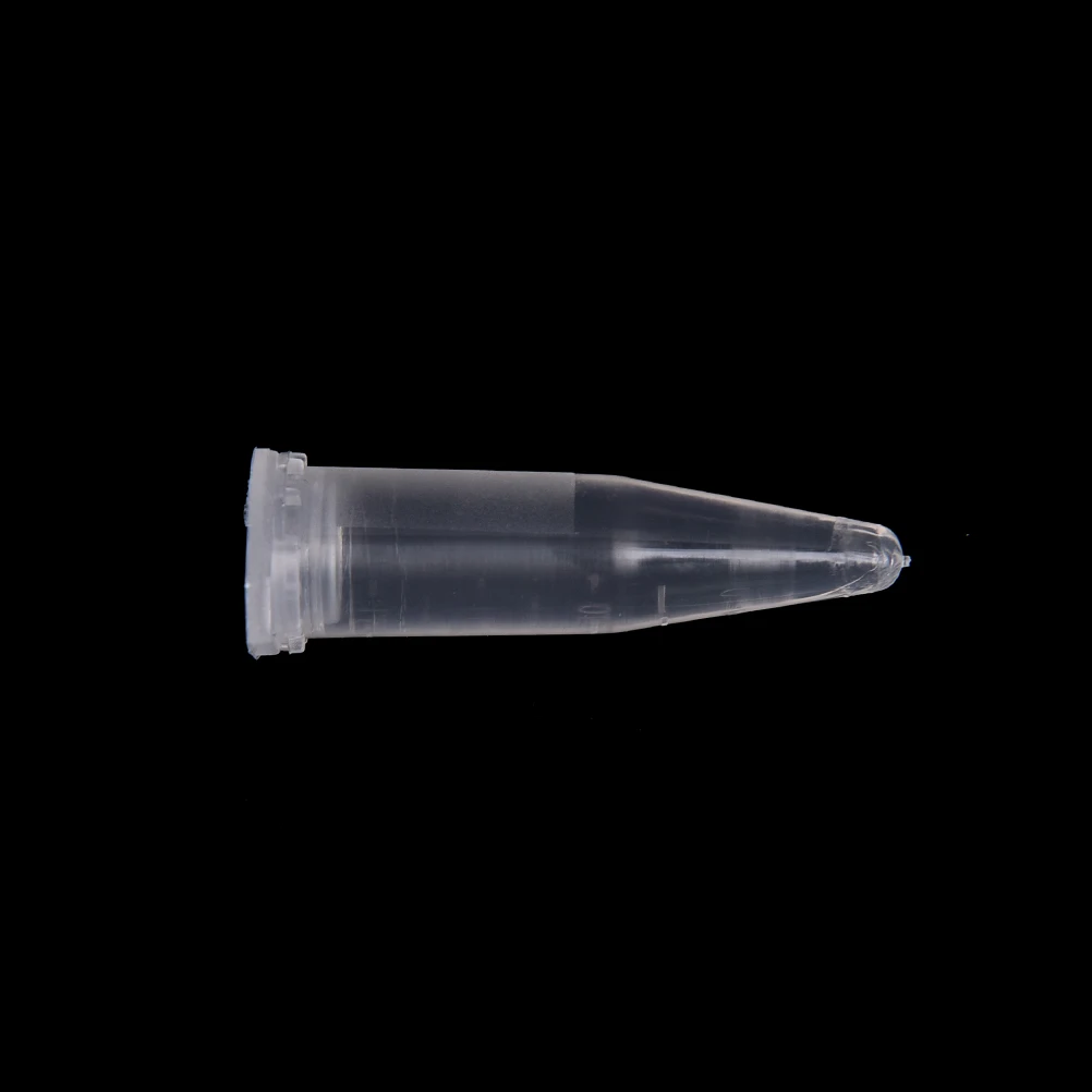 50 stuks 1,5 ml plastic centrifugetest met klikdop buis flacon container laboratoriumbenodigdheden