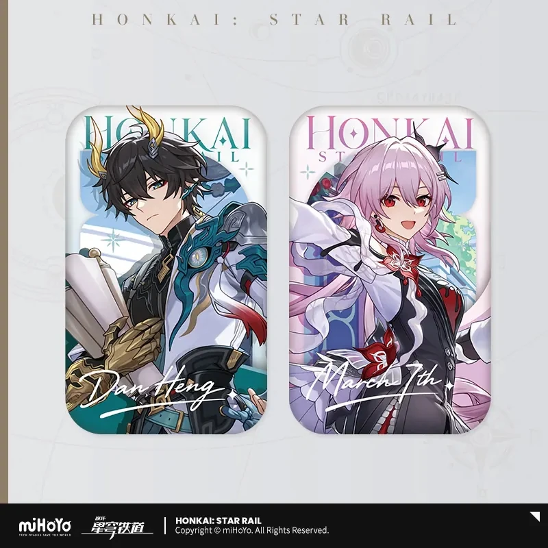 Official miHoYo Honkai: StarRail Authentic Fall Festival Series Character Merchandise Square Tin Badge Brooch Accessory Gift