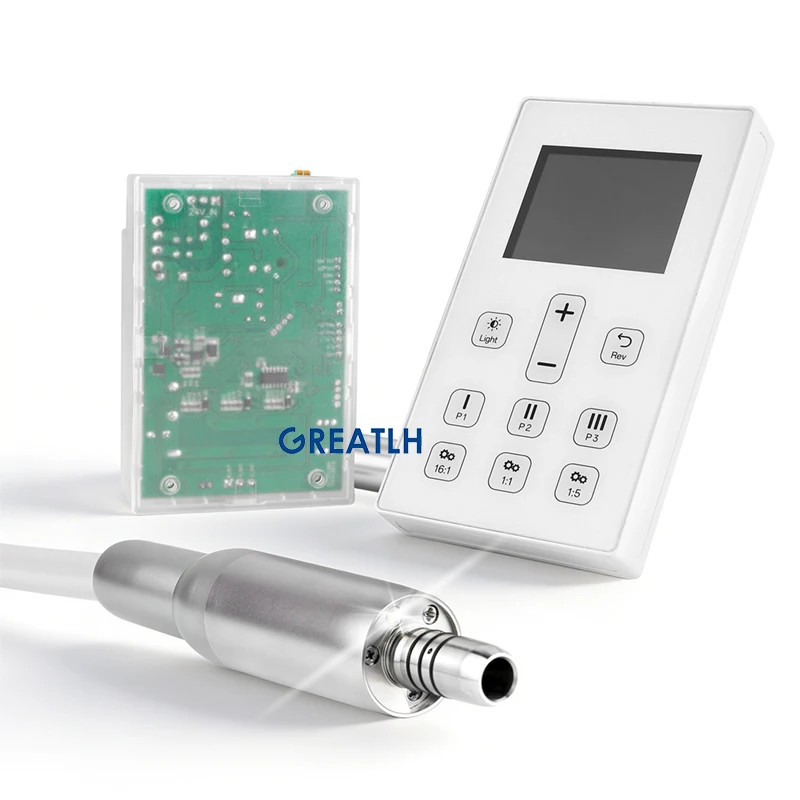 Dental Built-in Electric Micromotor Dental Low Voltage Electrical Motor LED Micromotor 2000-40000rpm Dentistry Tool Instrument