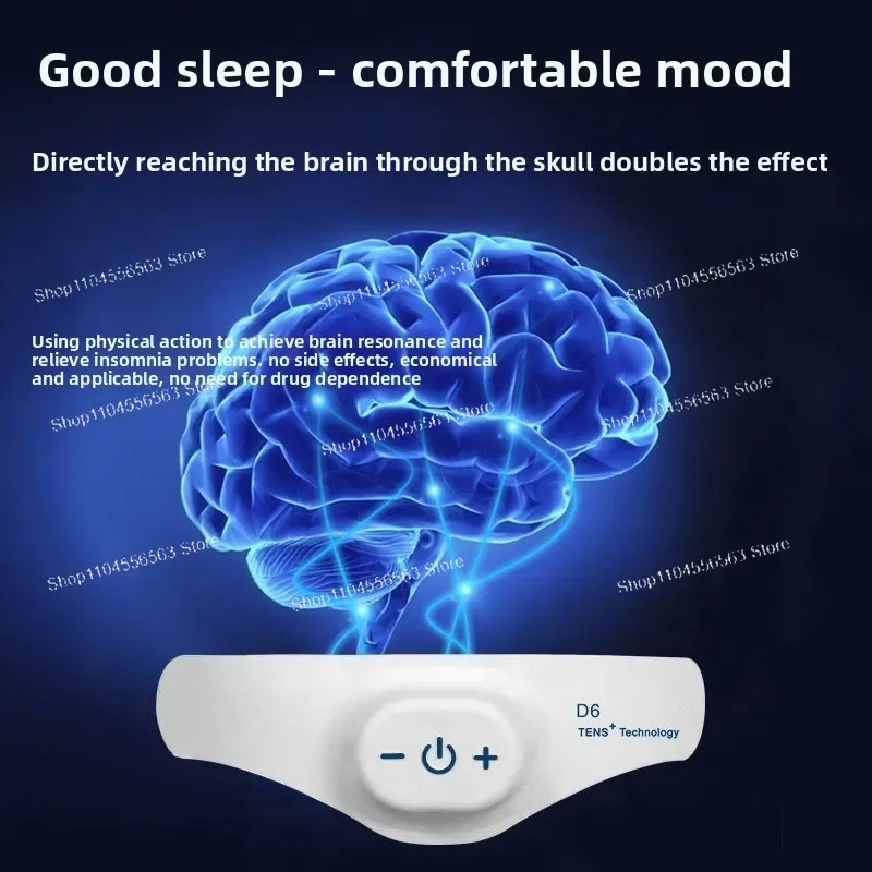 Smart Sleep Headband, Low Frequency Pulse Device for Insomnia Relief, Stress Relaxation & Better Sleep
