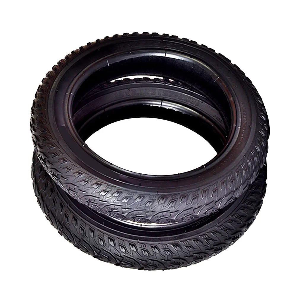 1-個ブラック子供用自転車タイヤ丈夫な耐酸性アウターチューブほとんどの自転車に対応ポータブル修理必須品