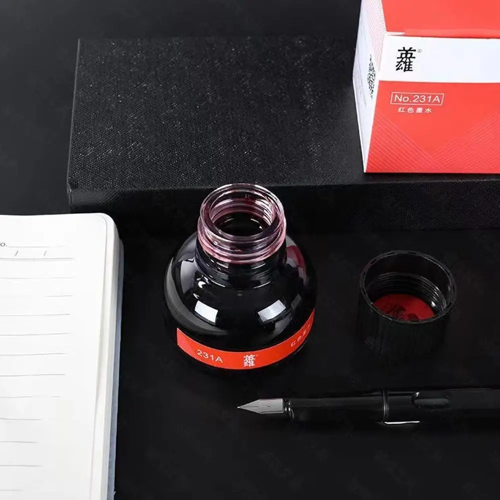 1 زجاجة نقية ملونة 75 مللي قلم حبر الحبر إعادة تعبئة الأحبار الحبر الكتابة نافورة المدرسة جودة قلم الخط القرطاسية #3