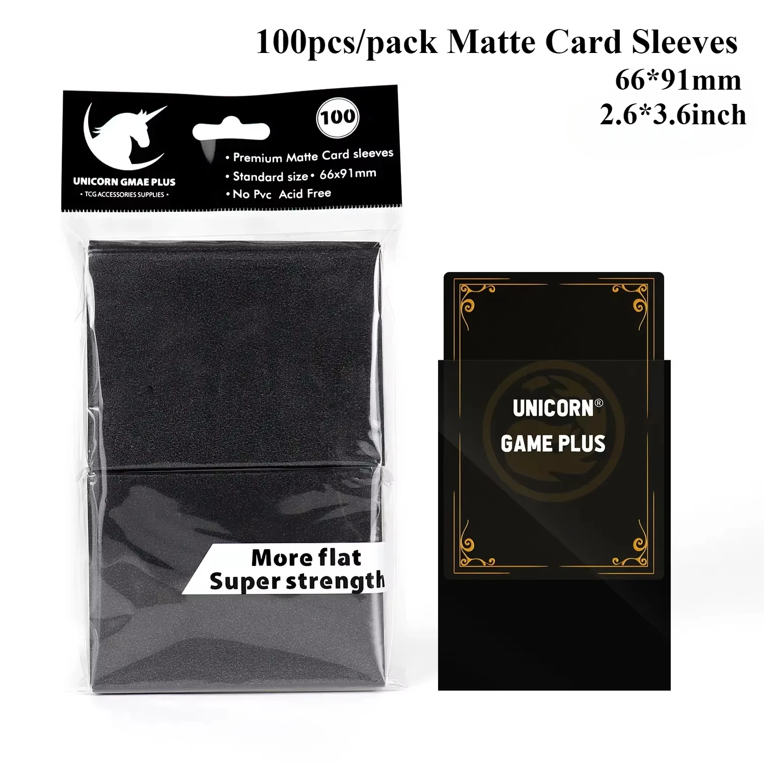 100PCS 66x91mm Matte Standaard Maat Kaart Mouwen TCG Trading Cards Protector Voor Tarot Shield Bordspellen magische Cover PKM