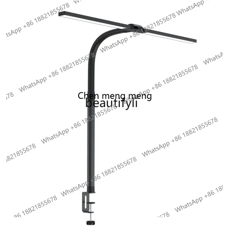 S7486 ss Modern Study Lighting Desk Reading Lamp Long Arm Clip Design Work Computer Eye Protection Desk Lamp