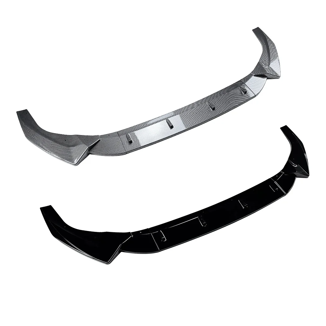 Car Front Bumper Lip Splitter Diffuser Body Kit Spoiler Trim Black Tuning For Audi A5 Sline S5 8W6 2021 2022 2023 2024