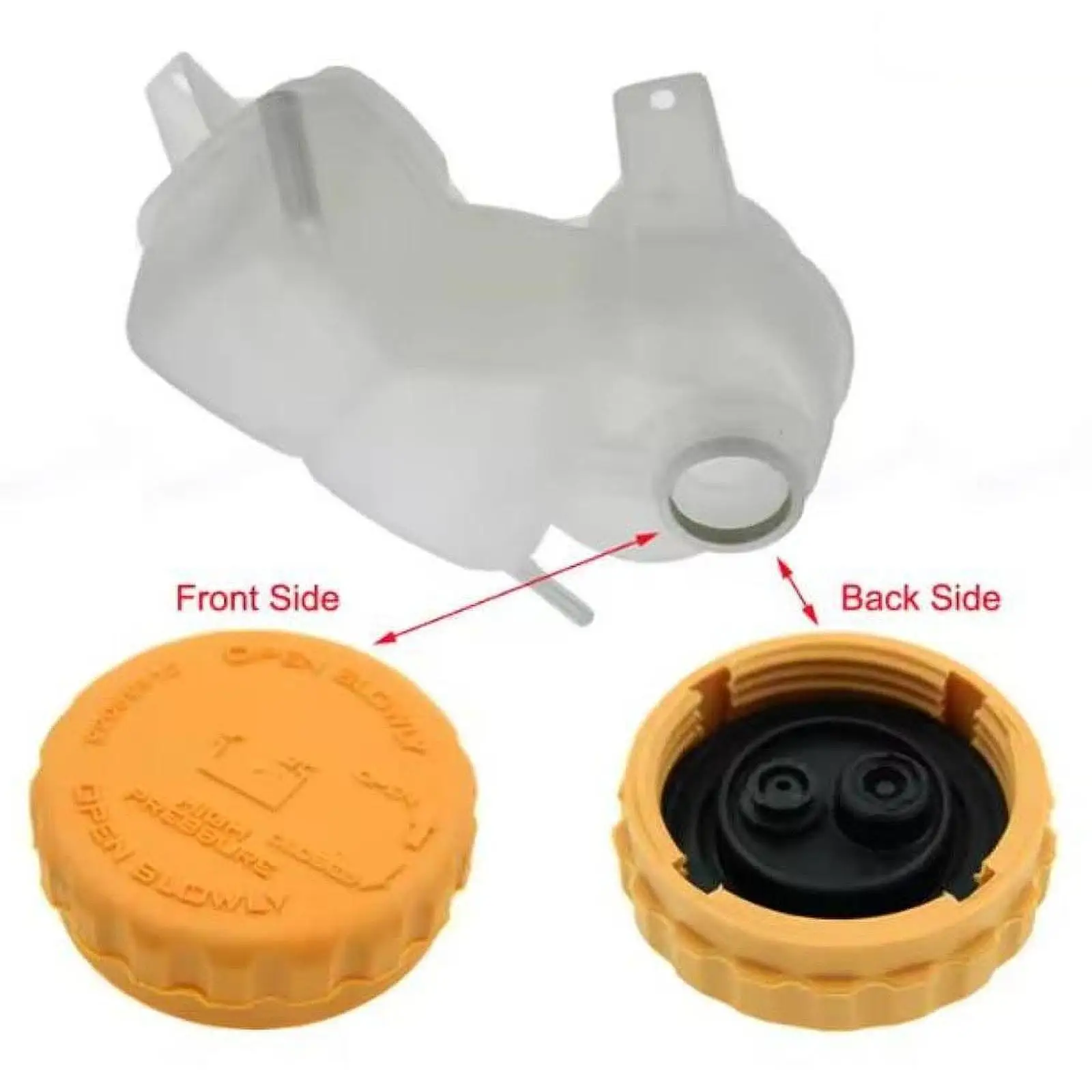 Coolant Expansion Tank Cap Cover Diameter 5.9cm Automotive Accessories 90409256 99901211 for Vauxhall Easily Install