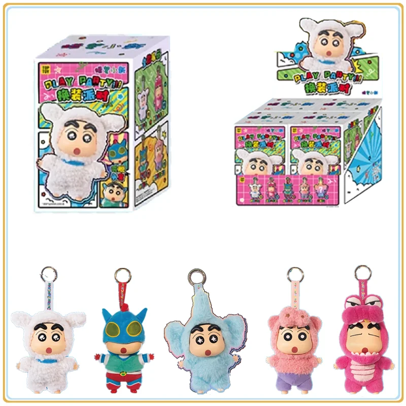 

Crayon Shin-Chan Blind Box Costume Party Series Vinyl Doll Anime Action Figure Mystery Box Kawaii Collection Model Toys Gifts
