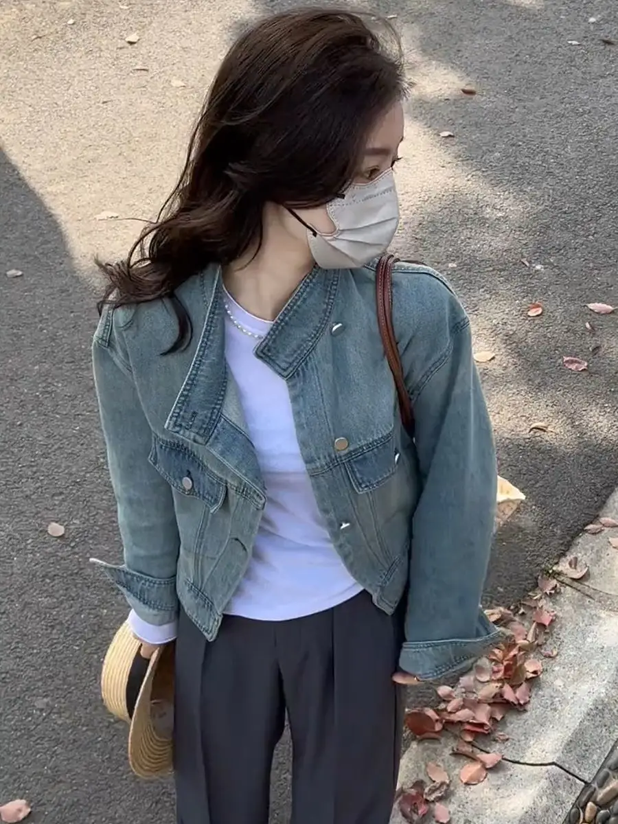 

Suede Jackets For Women Winter Coat Woman 2025 Striped Button Front Pocket Pure Simple Basic Ladies Color Autumn Fashion Long