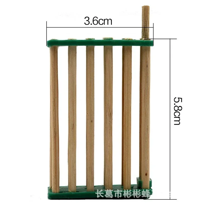 100PCS Bee Set Beekeeping Tool Bamboo  Cage  Plastic Multifunctional  Cage Prisoner  Cage Italian