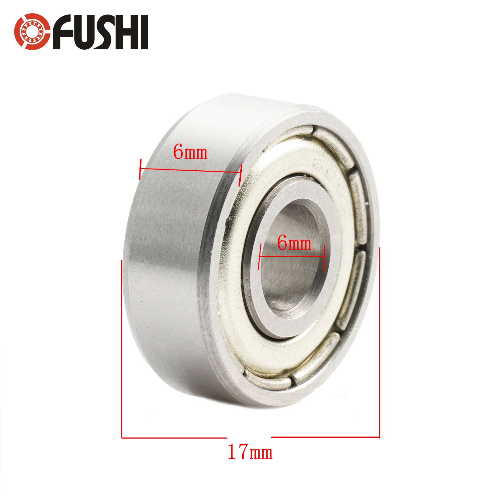 10PCS 606 606ZZ Ball Bearing 6*17*6 mm Chrome Steel Bearing 6x17x6 mm For 3D Printer Parts 606 2Z