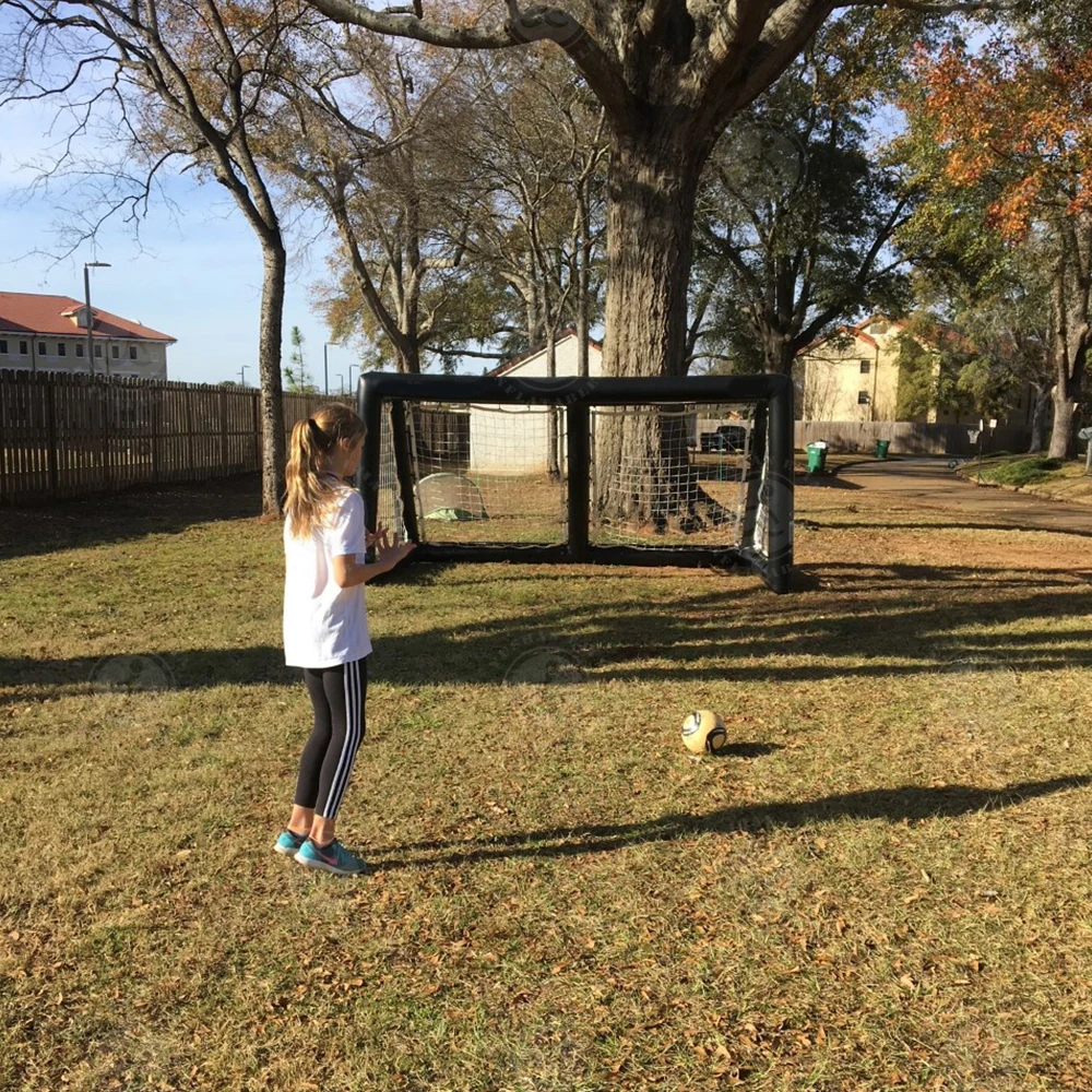 Portable Jumper Mini Field Target Structure Soccer Shooting Inflatable Football Goal Post Inflatable Soccer Goal for Penalty