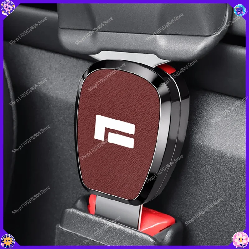 Car Seat Belt Extension Buckle Aluminum Alloy Clip For BAIC JISHI Polestone 01 Rox 01 Interior Mod Accessories