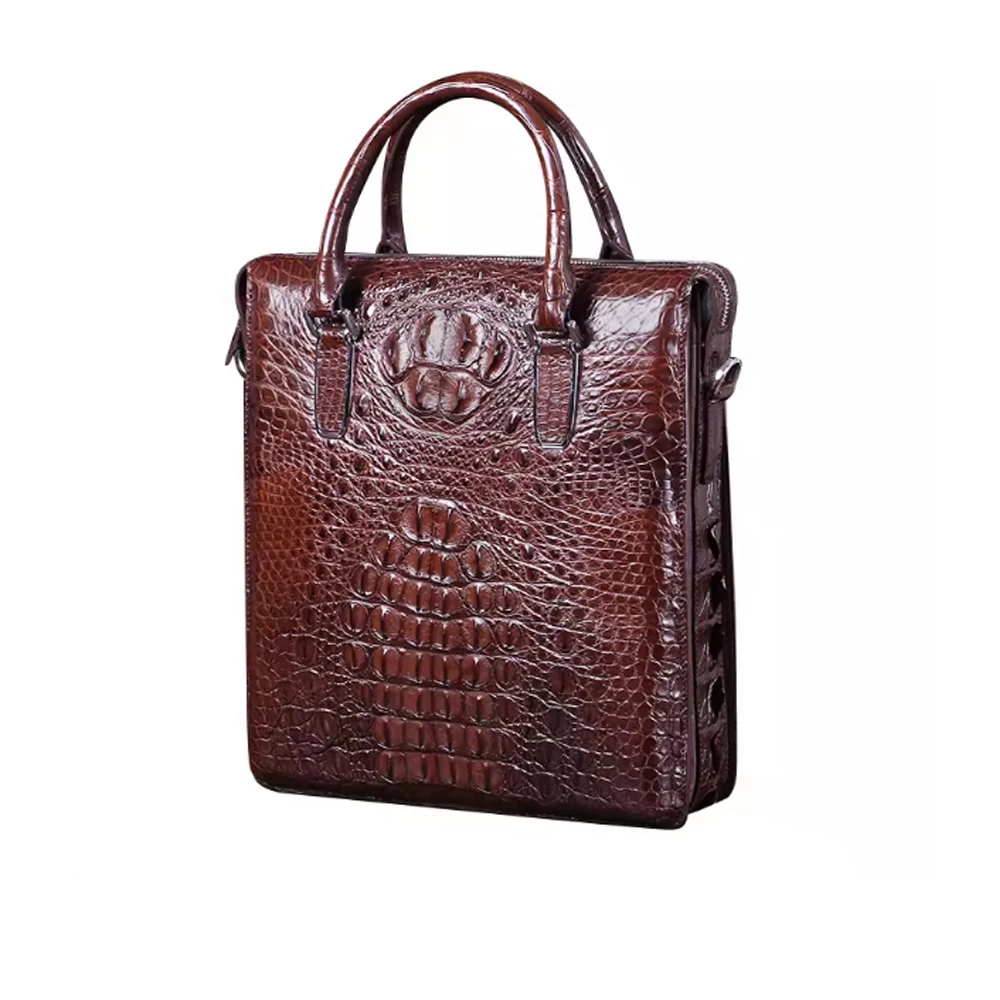

heimanba new men handbag male crocodile bag leisure fashion male brown bag business bag