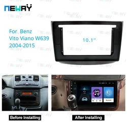 10.1 cal Android ramka Radio samochodowe multimedialny GPS dla Mercedes Benz Vito Viano W639 2004-2015